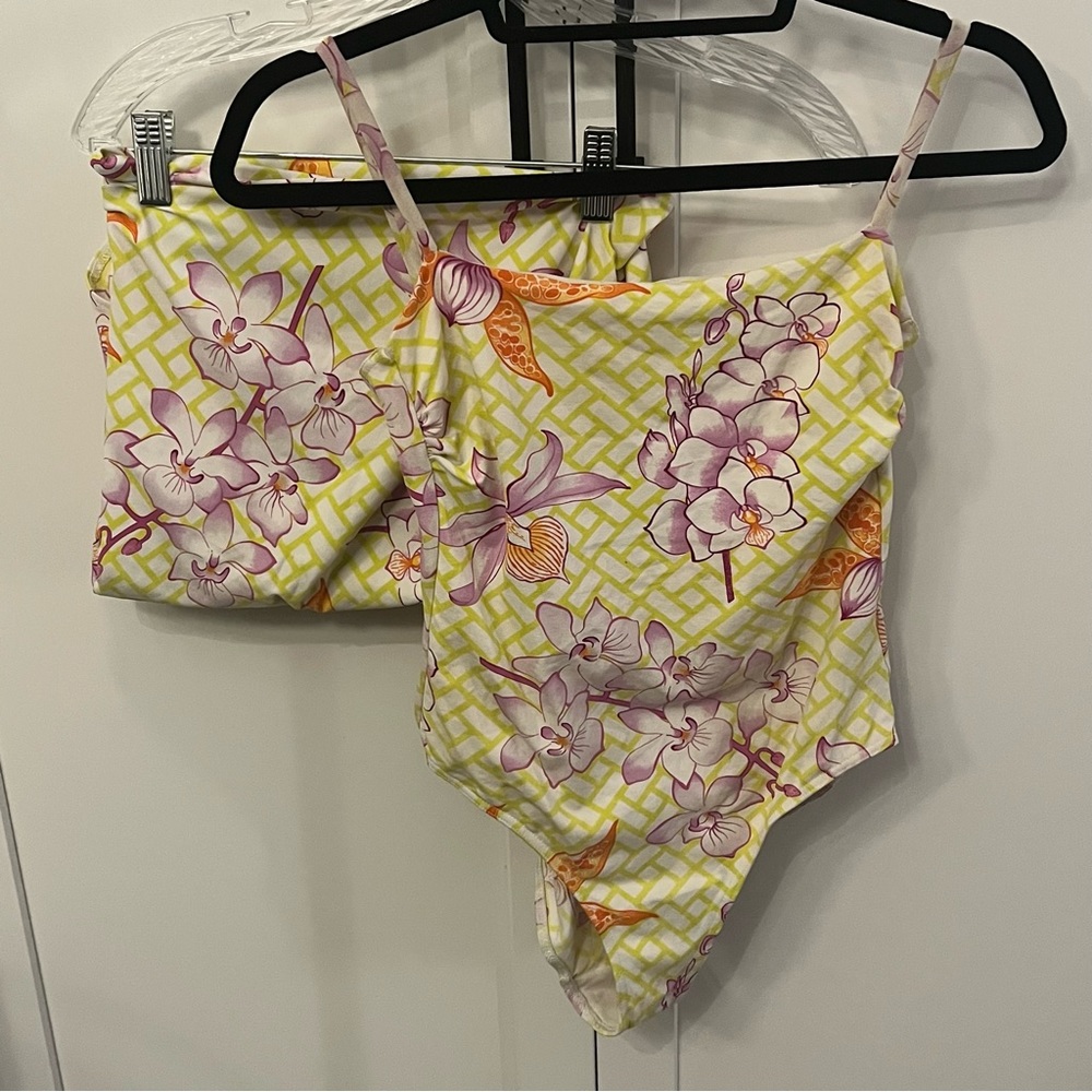 Printed One Piece and Matching Sarong